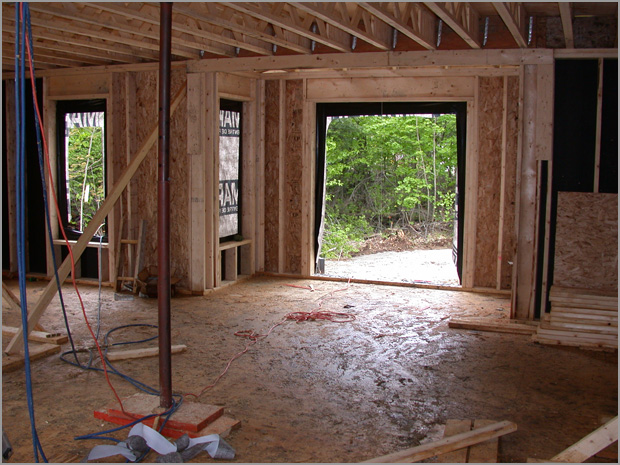 Construction (charpente) - Réalisé par Construction Pascal Rondeau à Val-David