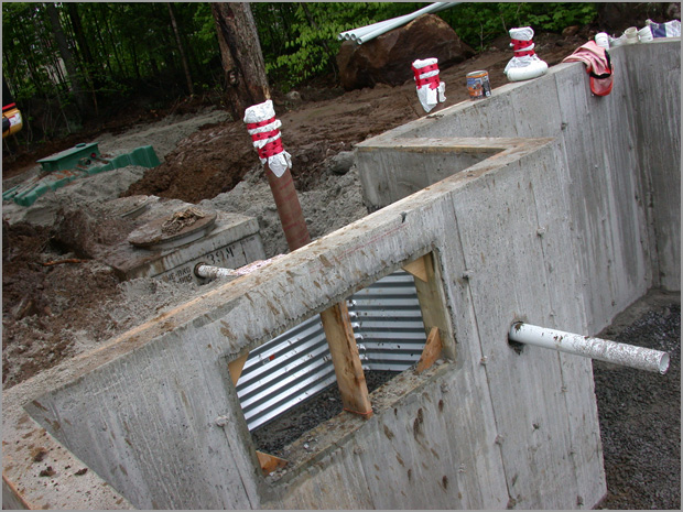 Construction (fondation) - Réalisé par Construction Pascal Rondeau à Val-David